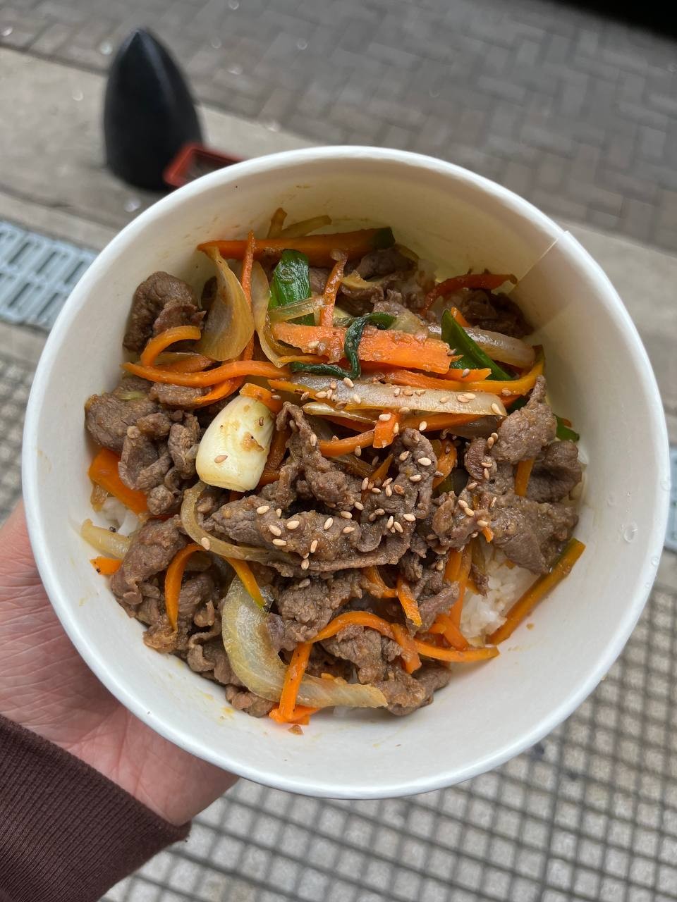 Bulgogi-bap coreano