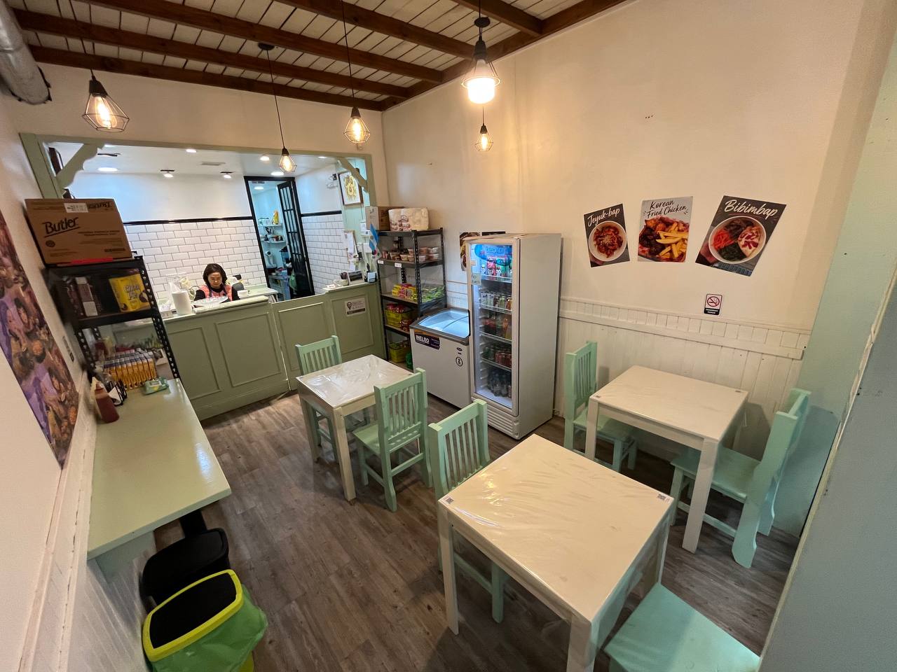 Interior del local Gim Bap Buenos Aires